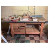 Oxwall Woodworking Workbench and Hardware Lot