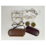 4 Gold Filled Eyeglasses & 2 Damaged Pairs