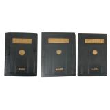 Three University of Illinois The Illio Yearbooks