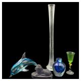 Assortment of Decorative Art Glass