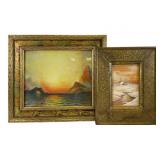 Framed Landscape Painting & Print