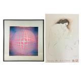R. C. Gorman & Victor Vasarely Prints