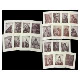 F. A. Rinehart Lithograph Portrait Set
