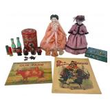 Vintage Childrens Books and Decorative Objects