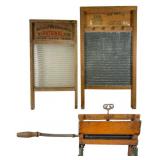 Antique Washboards & Lovell Wringer