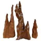 Three Mid-Century Modern Cypress Knee Sculptures