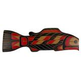 Albert K. Joseph Squamish Nation Carved Salmon