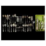 Assorted Silver Plated Utensils and Servers