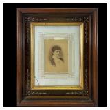 Antique Framed Portrait Photograph
