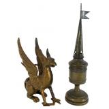 Brass Griffin and Spice Tower