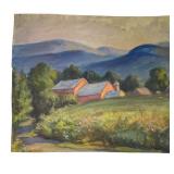 Ellen Gifford Northern Landscape Oil on Canvas