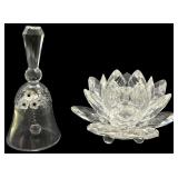 Swarovski Waterlily Candle Holder & Bell