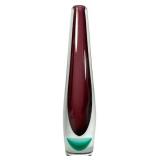 Glass Vase by Willy Johansson for Hadeland