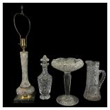 Group of American Brilliant Period Cut Glass