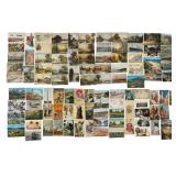 Assortment of Vintage Postcards and Ephemera