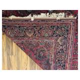 Older Wool Room Rug Backside