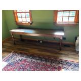 L. 8' Oak Harvest Table