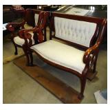 Empire Style Loveseat & Chair