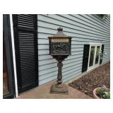 Victorian Style Cast Iron mailbox
