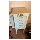 Jewelry cabinet 16in x 12in x 41in