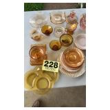 Assorted colored glass
