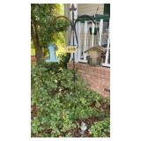Shepherds hooks, flower pots