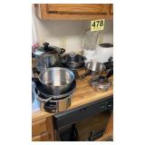 Kitchen pots and pans