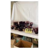 Purple glassware