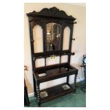 Hall tree 41in x 15in x 81in