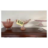 Cake stands, bowl etc