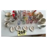 Drink Mixer, pitchers and cups, etc