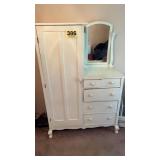 Dresser wardrobe combo 45in x 21in x 67in