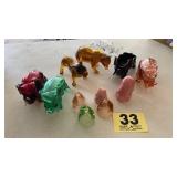Assorted figurines