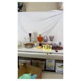 Tangerine candy & glassware