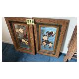 Pair of mirrored pictures