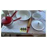 Enamel and other misc kitchen items