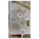 Moonstone glassware