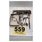 Mixed silver, Mexican silver, sterling etc