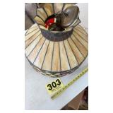 Broken hanging light fixture