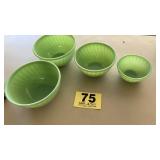 Jadite odd mixing bowls