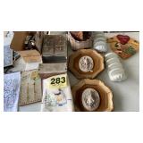 Plate displays, cookie cutters, etc