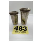 Sterling silver cups