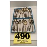 20 Sterling spoons