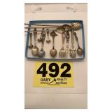 Sterling assorted spoons