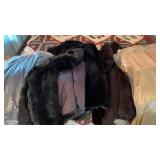 Fur coats sizes unknown and other misc jackets