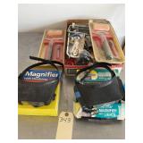 Magnifiers with head strap etc