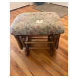 Vintage Rocking Foot Stool