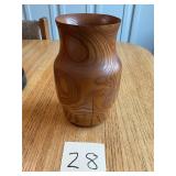 Wood Vase
