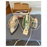 Irons & Ironing Board