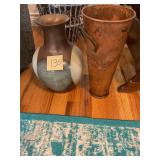 Tin & Pottery Vases